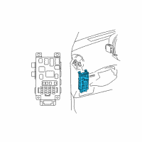 OEM 2004 Scion xB Fuse & Relay Box Diagram - 82732-52040