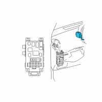 OEM 2004 Scion xB Relay Diagram - 85980-52240