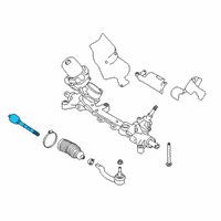 OEM 2020 Nissan Altima Socket Kit - Tie Rod, Inner Diagram - 48521-6CA0A