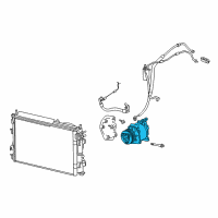 OEM 2001 Chrysler Sebring COMPRESOR-Air Conditioning Diagram - 5069029AA