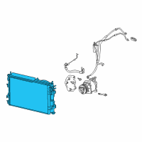 OEM 2003 Dodge Stratus Cooler-CONDENSER And Aux Toc Diagram - 5017621AA