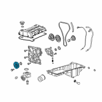 OEM 2011 GMC Canyon Crankshaft Balance Diagram - 12578072