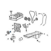 OEM 2005 GMC Canyon Front Cover Seal Diagram - 89017622