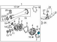 OEM Buick Axle Seal Diagram - 84524381