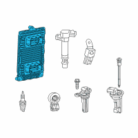 OEM 2019 Ram ProMaster 1500 Engine Controller Module Diagram - 5150926AB