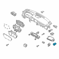 OEM 2015 Hyundai Genesis SWTICH Assembly-Button Start Diagram - 95430-B1800-BLH