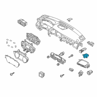 OEM 2015 Hyundai Genesis Switch Assembly-Hazard Diagram - 93790-B1000