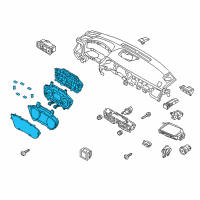 OEM 2016 Hyundai Genesis Cluster Assembly-Instrument Diagram - 94001-B1210
