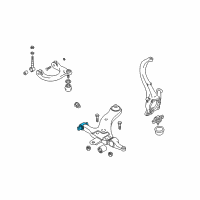 OEM Hyundai XG350 Bush-Front Lower Arm"A" Diagram - 54551-38010