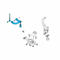 OEM 1999 Hyundai Sonata Arm Assembly-Front Upper, LH Diagram - 54410-38000