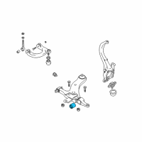 OEM 2001 Hyundai Sonata Bush-Front Lower Arm"S" Diagram - 54552-38000