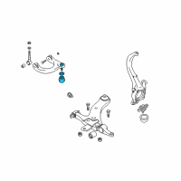 OEM 2001 Hyundai Sonata Ball Joint Kit-Suspension Upper Arm Front Diagram - 54403-38A00