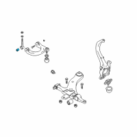 OEM 2001 Hyundai Sonata Bush-Upper Arm Diagram - 54443-38000