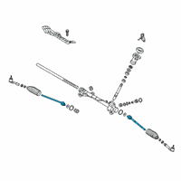 OEM Hyundai Elantra GT Inner Ball Joint Assembly Diagram - 56540-F2300