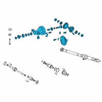 OEM 2019 Toyota 86 Differential Assembly Diagram - 41110-18030