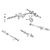 OEM 2015 Scion FR-S Differential Assembly Stopper Diagram - SU003-01011