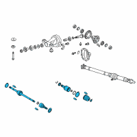 Genuine Scion Axle Assembly diagram