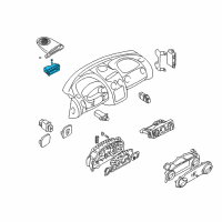 OEM 2002 Dodge Stratus Board-Message Center Diagram - MR590427