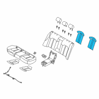 OEM 2017 Hyundai Sonata Heater-Rear Seat Back Diagram - 89390-C1000