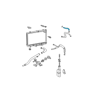 OEM 2003 Hyundai Elantra Hose-Radiator, Upper Diagram - 25411-2D150