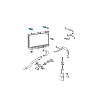 OEM Hyundai Elantra Bracket Assembly-Radiator Mounting, Upper Diagram - 25333-2D000