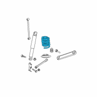 OEM Chrysler Aspen Rear Coil Spring Diagram - 52855255AB