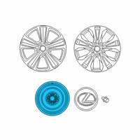 Genuine Scion Wheel, Spare diagram