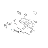 OEM 2005 Hyundai Accent Cigar Lighter Assembly Diagram - 95110-3B100