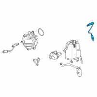 OEM BMW 540i Rear Oxygen Sensor Diagram - 11-78-7-614-322