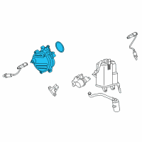 OEM 2013 BMW 750Li Vacuum Pump Diagram - 11-66-8-605-976