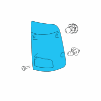 OEM 2017 Ram 1500 Lamp-Tail Stop Backup Diagram - 55277415AF