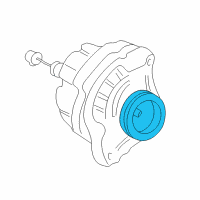 OEM 2004 Honda Civic Pulley Diagram - 31141-PRA-003