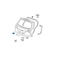 OEM Acura RDX Switch Assembly, Tailgate Opener Diagram - 74810-STK-A01