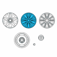 OEM 2022 Toyota Avalon Wheel, Alloy Diagram - 42611-07150