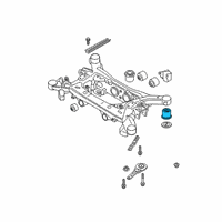 OEM 2021 Kia Stinger BUSHING-CROSSMEMBER Diagram - 55418J5100