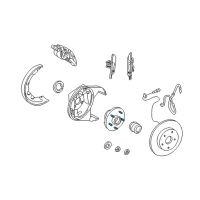 OEM 1999 Dodge Intrepid Stud Hub Diagram - 6503007