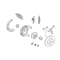 OEM 1997 Chrysler Concorde Nut-Hexagon Diagram - 6502716