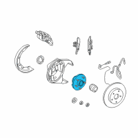 OEM 1999 Chrysler Concorde Hub Bearing Diagram - 4779011