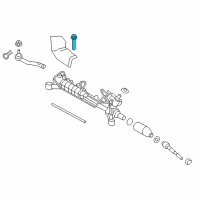 OEM Lincoln MKX Gear Assembly Mount Bolt Diagram - -W713071-S439
