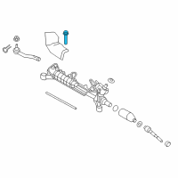 OEM 2008 Ford Edge Gear Assembly Mount Bolt Diagram - -W713071-S439