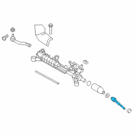 OEM Lincoln Inner Tie Rod Diagram - 7T4Z-3280-A