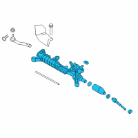 OEM Ford Edge Gear Assembly Diagram - 9T4Z-3504-F