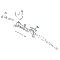 OEM 2012 Ford Edge Gear Assembly Seal Diagram - 7T4Z-3D527-A