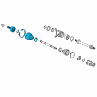 OEM Acura TLX Set, Otbd Joint Complete Diagram - 44014-TZ4-A01