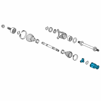 OEM Acura TLX Set, Inbd Joint Complete Diagram - 44310-TZ4-305