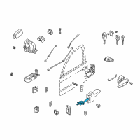 OEM BMW 528i Front Door Brake Diagram - 51-21-8-193-447