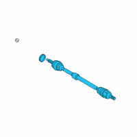 OEM 2012 Kia Soul Shaft Assembly-Drive, LH Diagram - 495002K720SJ