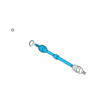 OEM 2012 Kia Soul Joint & Shaft Kit-Front Diagram - 495802K720