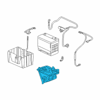 OEM 1999 Honda Odyssey Base, Battery Setting Diagram - 60630-S0X-A01ZZ