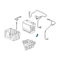 OEM 2000 Honda Odyssey Bracket A, Starter Cable Diagram - 32413-S87-A00